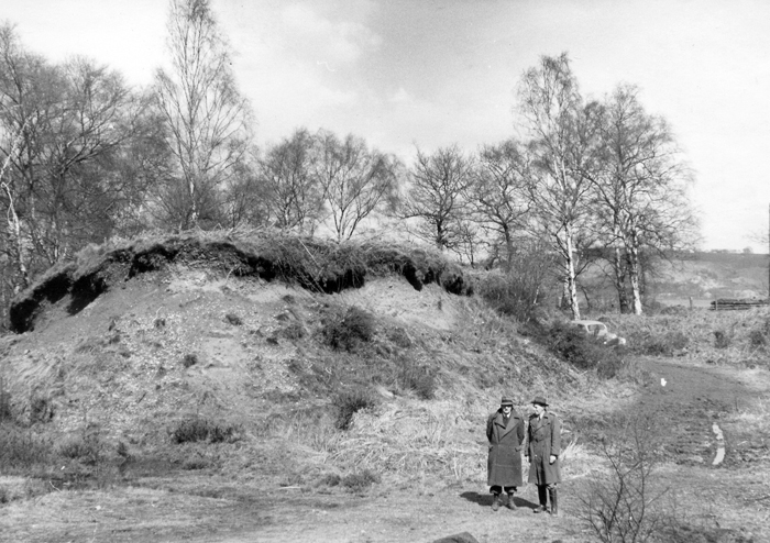 Photograph shows the relatively unkempt terrain of the Chipperfield Ranges, prior to its development.