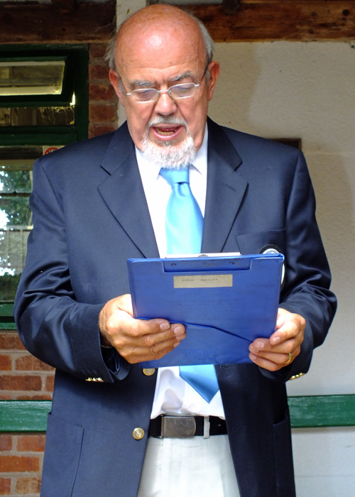 Photograph shows SSRA Chairman - and Master of Ceremonies for the event - Richard Tilstone, commencing the Awards Ceremony.