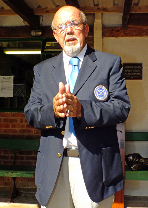 Photograph shows SSRA Chairman - and Master of Ceremonies for the event - Richard Tilstone, closing the Awards Ceremony.