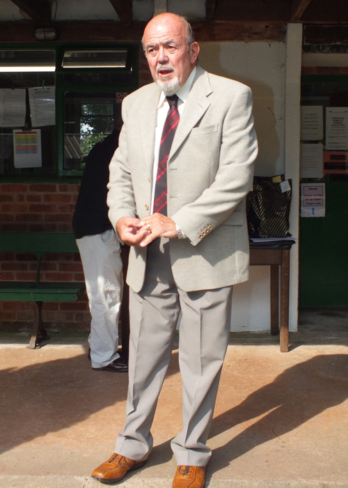 Photograph shows SSRA Chairman - and Master of Ceremonies for the event - Richard Tilstone, commencing the Awards Ceremony.