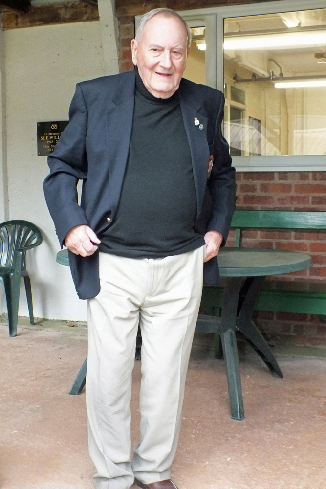 Photograph shows SSRA President - Mike B.P. Willcox taking a well deserved breather after the conclusion of the final presentation of the day. Well done Mike!