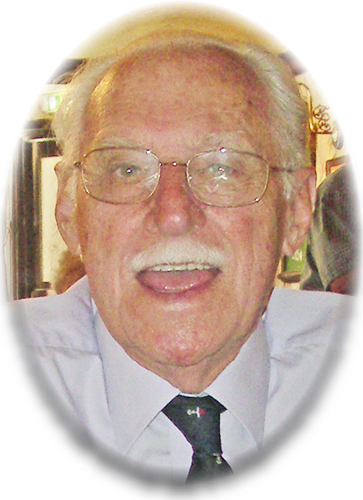 Photograph is a cropped portrait of Staffordshire Smallbore Rifle Association President - Major (Retired) Peter Martin, MBE.